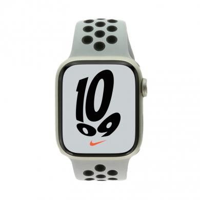 Apple Watch Series 7 Nike GPS 41mm aluminium polaire  bracelet sport noir