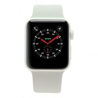 Apple Watch Series 2 38mm céramique blanc bracelet sport blanc