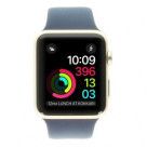 Apple Watch Sport 42mm aluminium argent bracelet sport bleu