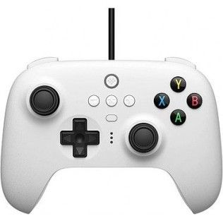 8Bitdo Ultimate Wired Controller (Blanc)