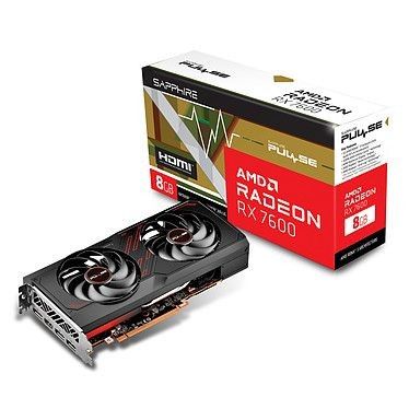 SAPPHIRE Pulse AMD Radeon RX 7600 8GB