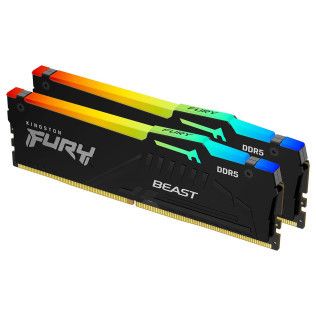 Kingston Fury Beast RGB - 2 x 16 Go (32 Go) - DDR5 6000 MHz - CL30