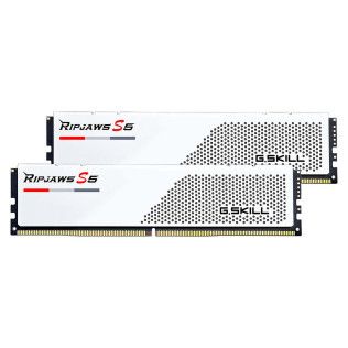 G.Skill Ripjaws S5 White - 2 x 32 Go (64 Go) - DDR5 6000 MHz - CL28