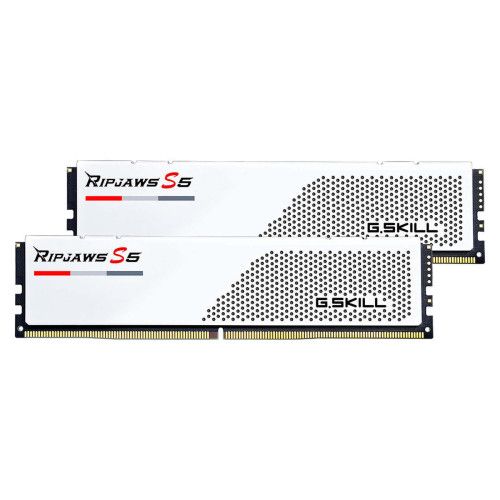 G.Skill Ripjaws S5 White - 2 x 32 Go (64 Go) - DDR5 6000 MHz - CL28