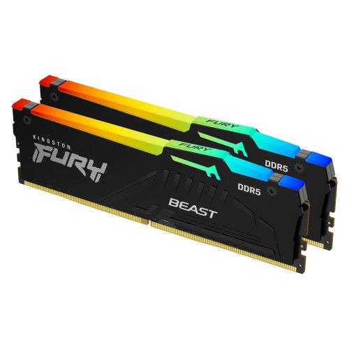 Kingston Fury Beast RGB - 2 x 8 Go (16 Go) - DDR5 5600 MHz - CL36