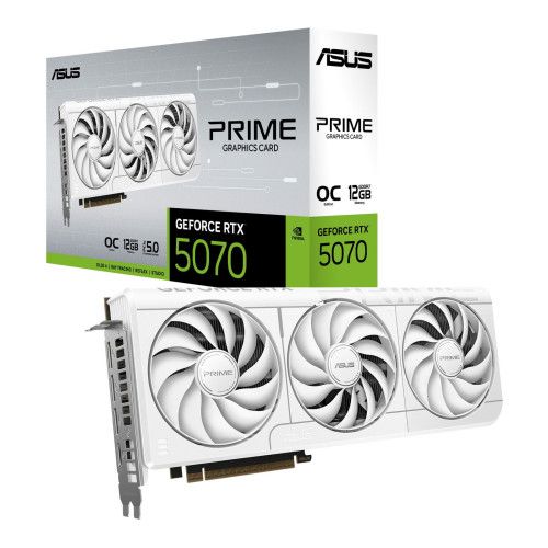 ASUS PRIME GeForce RTX 5070 12GB GDDR7 OC Edition White