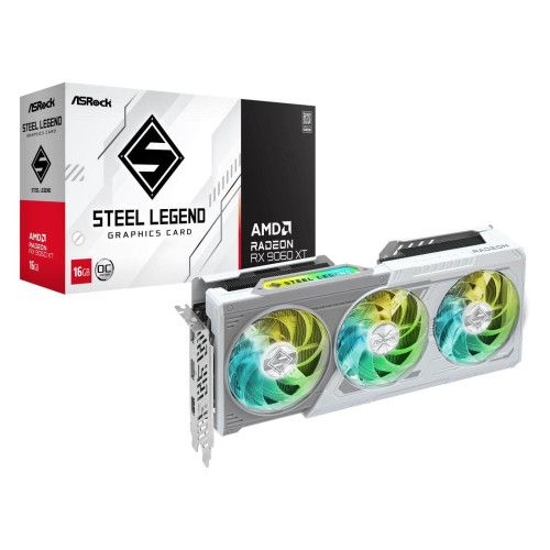 ASRock AMD Radeon RX 9060 XT Steel Legend 16GB OC
