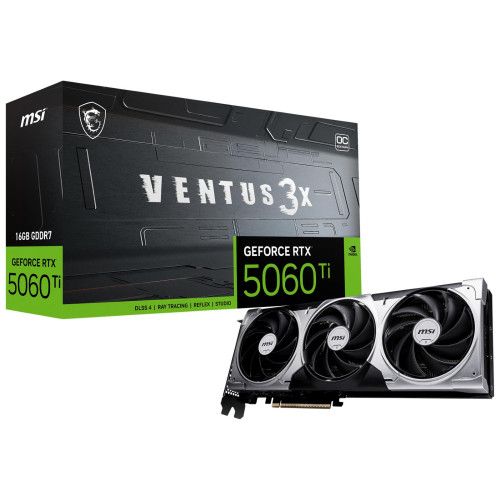 MSI GeForce RTX 5060 Ti 16G VENTUS 3X OC PLUS