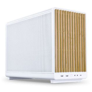 Lian Li A3-mATX - Blanc / Bois Clair