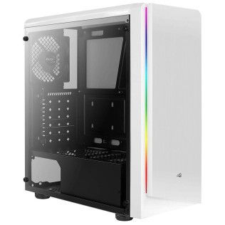 AeroCool Rift Tempered Glass - Blanc