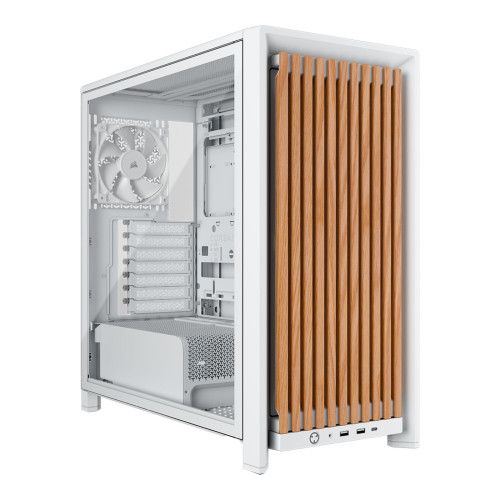 Corsair Frame 4000D RS Wood - Blanc
