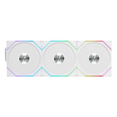 Lian Li Uni Fan TL Wireless 120 Reverse Blade Pack de 3 - Blanc