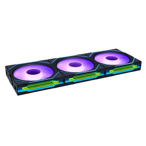 Lian Li Uni Fan SL-Infinity Wireless 120 Reverse Blade Pack de 3 - Noir
