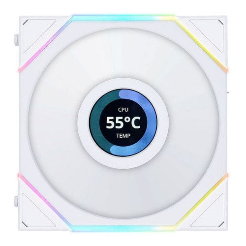 Lian Li Uni Fan TL LCD Wireless 140 Reverse Blade - Blanc
