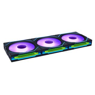 Lian Li Uni Fan SL-Infinity Wireless 120 Pack de 3 - Noir