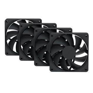 Hyte FA12 Noir - Pack de 4