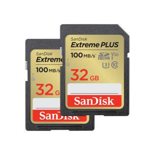 Sandisk Extreme PLUS SDHC UHS-I 32 Go (x2)