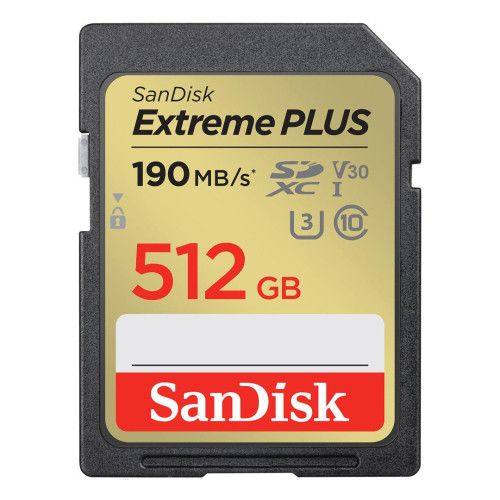 Sandisk Extreme PLUS SDXC UHS-I 512 Go