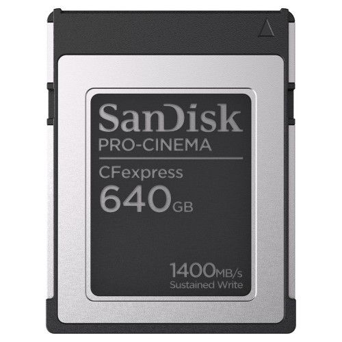 Sandisk CFexpress PRO-CINEMA Type B 640 Go