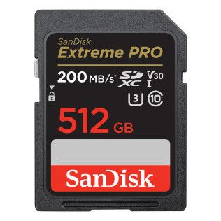 Sandisk Extreme Pro SDHC UHS-I 512 Go (SDSDXXD-512G-GN4IN)