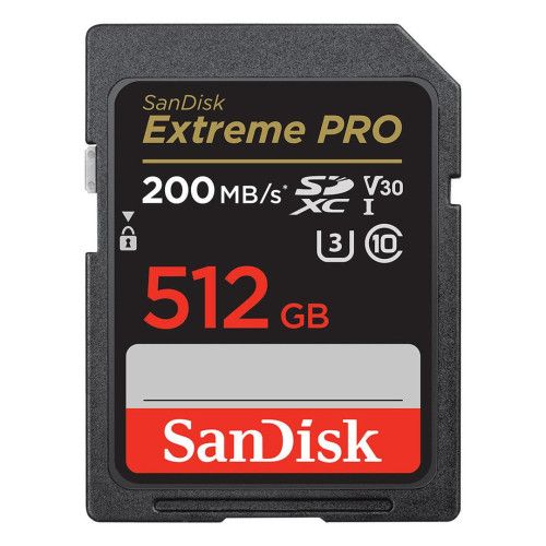 Sandisk Extreme Pro SDHC UHS-I 512 Go (SDSDXXD-512G-GN4IN)