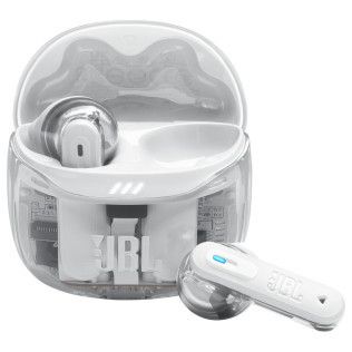 JBL Tune Flex 2 Ghost Edition Blanc