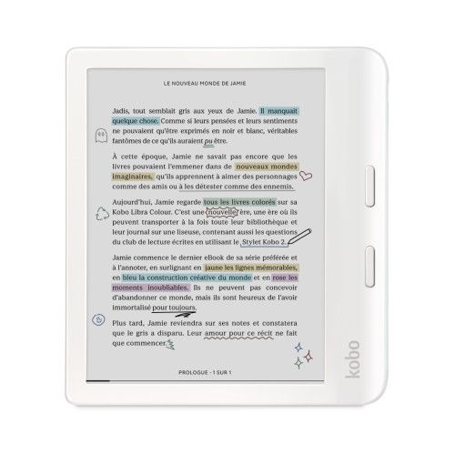 Kobo Libra Colour Blanc