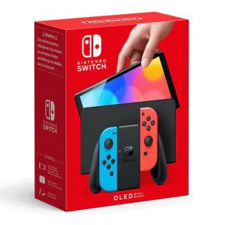 Nintendo Switch OLED - Bleu/Rouge