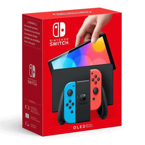Nintendo Switch OLED - Bleu/Rouge