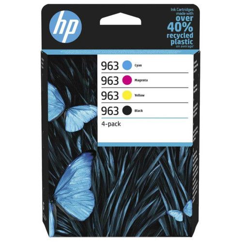 HP 963 - Pack de 4 cartouches d'encre Noir/Cyan/Magenta/Jaune