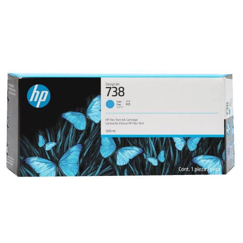 HP 738 (676M6A) - Cyan