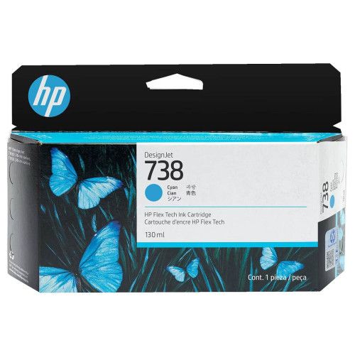 HP 738 (498N5A) - Cyan