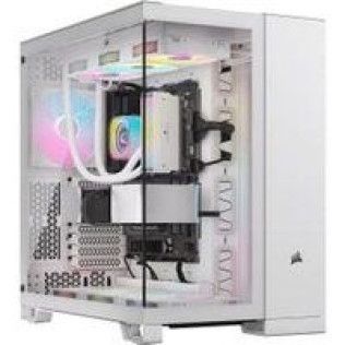 Corsair 6500X Blanc/Aluminium - MT/SansAlim/ATX