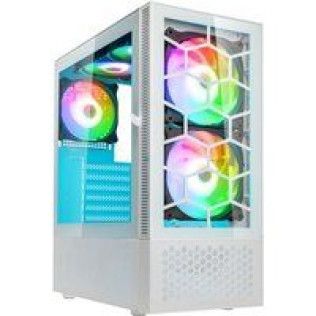 Kolink Observatory MX Glass ARGB Blanc - MT/Sans Alim/ATX