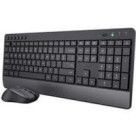 Trust Trezo - Clavier/Souris/Noir/Sans fil