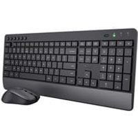 Trust Trezo - Clavier/Souris/Noir/Sans fil