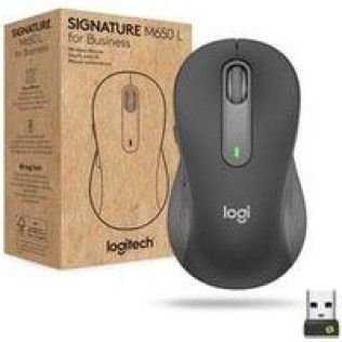 Logitech M650 Signature L for Business - Graphite/Sans Fil