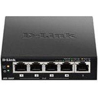D-Link 5 Ports 10/100/1000Mbps DGS-1005P (4 POE)
