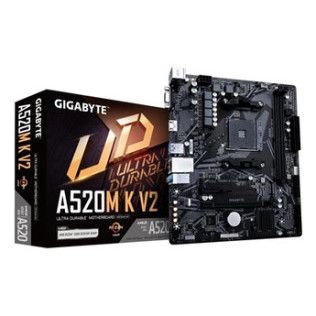 Gigabyte A520M K V2 micro ATX Socket AM4 Chipset AMD A520