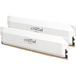 Crucial Pro 64 Go (Kit de 2 x 32 Go) DDR5 6400 Mhz CL40 blanc