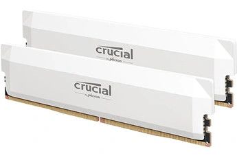 Crucial Pro 32 Go (Kit de 2 x 16 Go) DDR5 6000 Mhz CL36 blanc