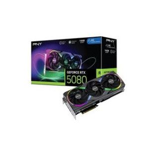 Pny Nvidia GeForce RTX 5080 16GB ARGB Overclocked Triple Fan