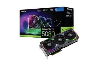 Pny Nvidia GeForce RTX 5080 16GB ARGB Overclocked Triple Fan