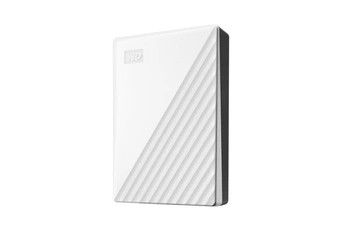 WD My Passport 6TB white - Portable Hard Drive with password protection and auto backup software