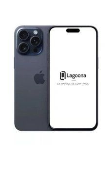 Lagoona Apple 15 pro 128Go Titane Bleu - Reconditionné - Grade A