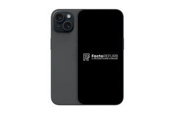 Factorefurb Apple 15 128Go Noir Reconditionné Grade A+ - Excellent état - Batterie 100% neuve