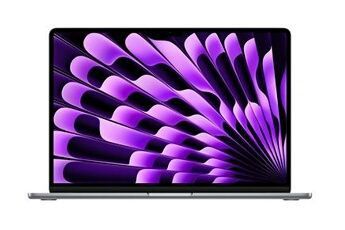 Apple Air 15" 256 Go SSD 16 Go RAM Puce M3 CPU 8 cours GPU 10 cours Gris sidéral 2024 Reconditionné