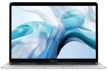 Apple Air 13" 128 Go SSD 8 Go RAM Puce M1 CPU 8 cours GPU 7 cours Argent 2020 Reconditionné Eco