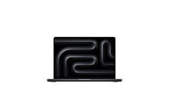 Apple Pro 14" 1 To SSD 16 Go RAM Puce M4 CPU 10 Cours GPU 10 Cours Noir sidéral Ecran Nano texturé