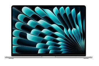 Apple Air 15" 256 Go SSD 16 Go RAM Puce M3 CPU 8 cours GPU 10 cours Argent 2024 Reconditionné